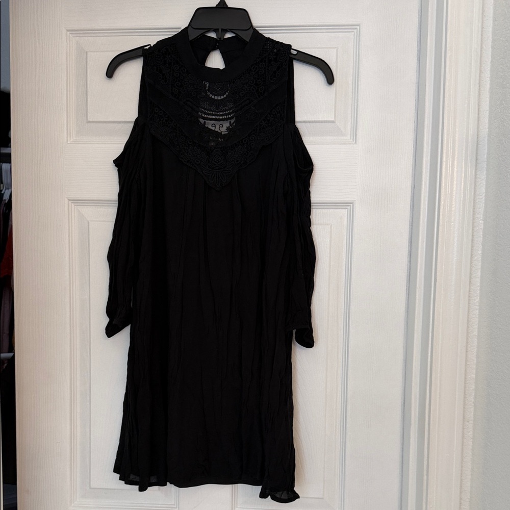 As U Wish Black Dress